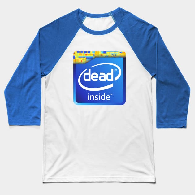 Dead Inside Baseball T-Shirt by ManSizedMeatballs